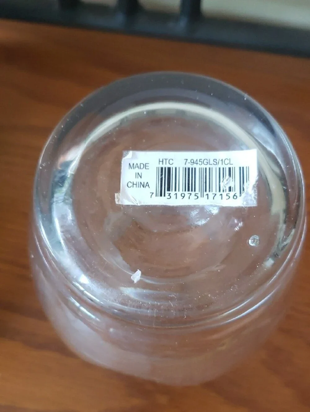 HTC Clear Glass Bulb Vase - 6